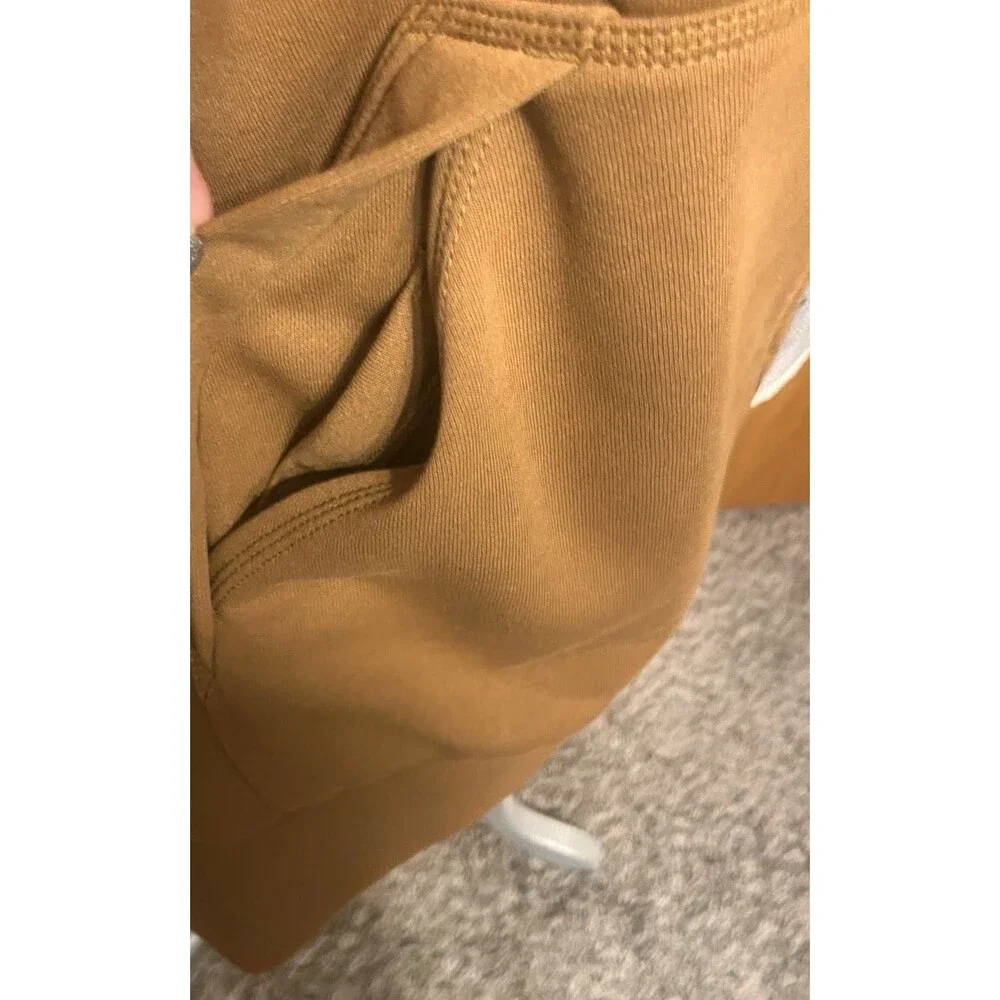 Carhartt Rain Defender Sherpa Lined Jacket Hoodie Mens 2XL Tan NWOT TS3308-M